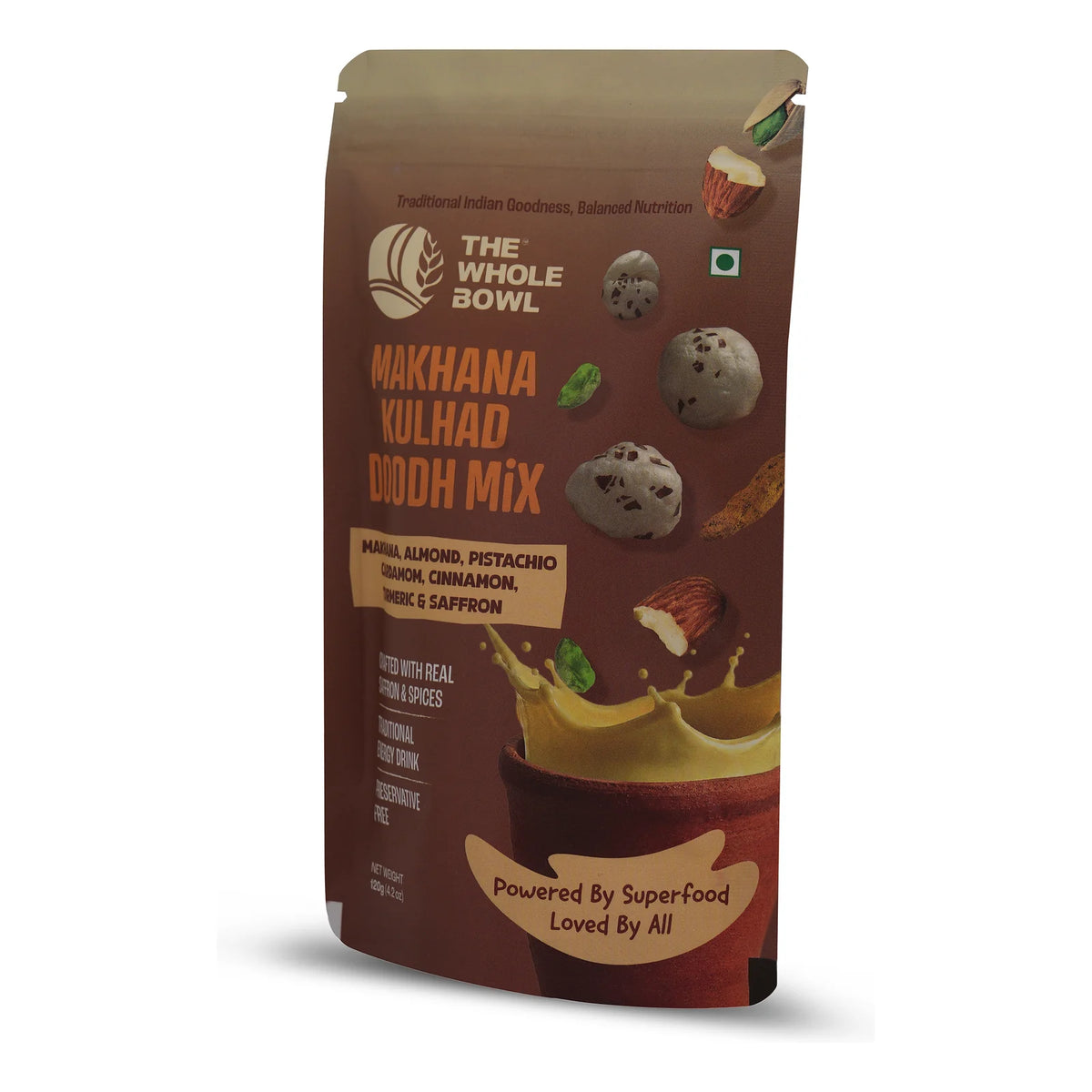 Makhana Kulhad Doodh Mix pouch, second angle